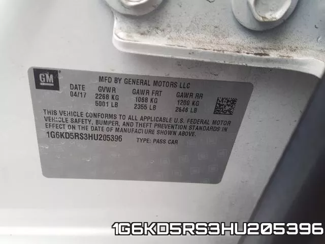 1G6KD5RS3HU205396 фото 2