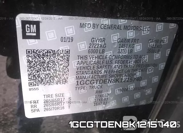 1GCGTDEN8K1215740 фото 8