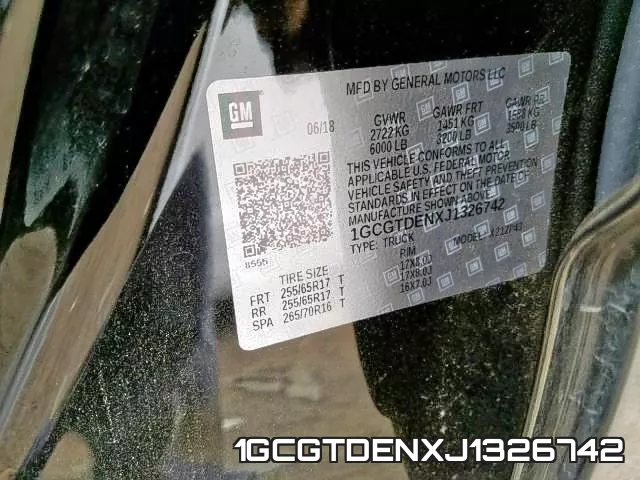 1GCGTDENXJ1326742 фото 2
