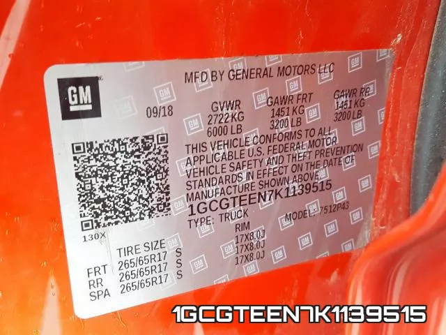 1GCGTEEN7K1139515 фото 2