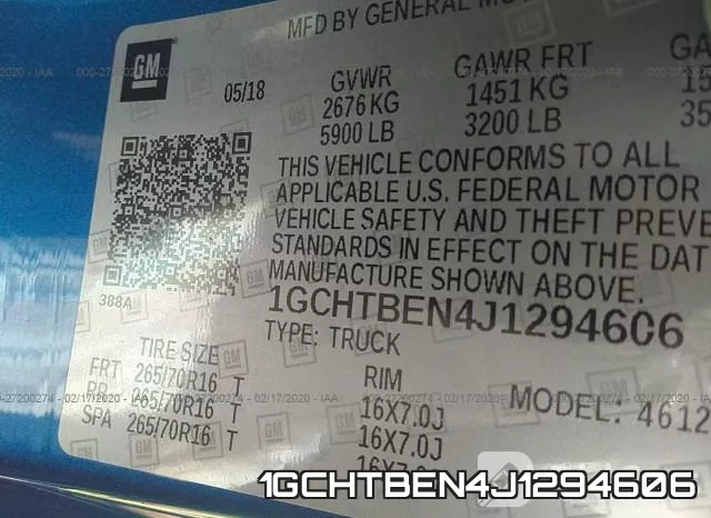 1GCHTBEN4J1294606 фото 8
