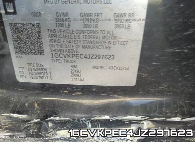 1GCVKPEC4JZ297623 фото 9