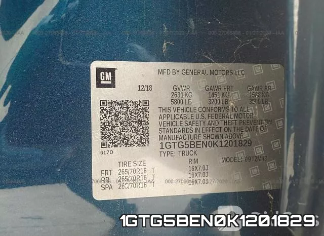 1GTG5BEN0K1201829 фото 5