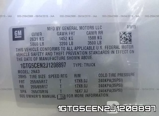 1GTG5CEN2J1208897 фото 7