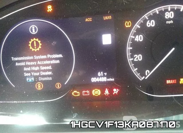 1HGCV1F13KA087170 фото 4