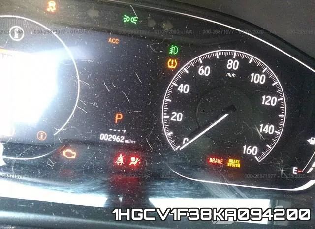 1HGCV1F38KA094200 фото 7