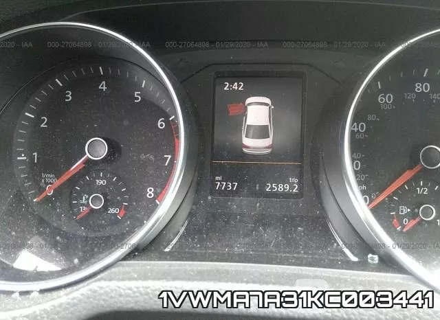 1VWMA7A31KC003441 фото 4