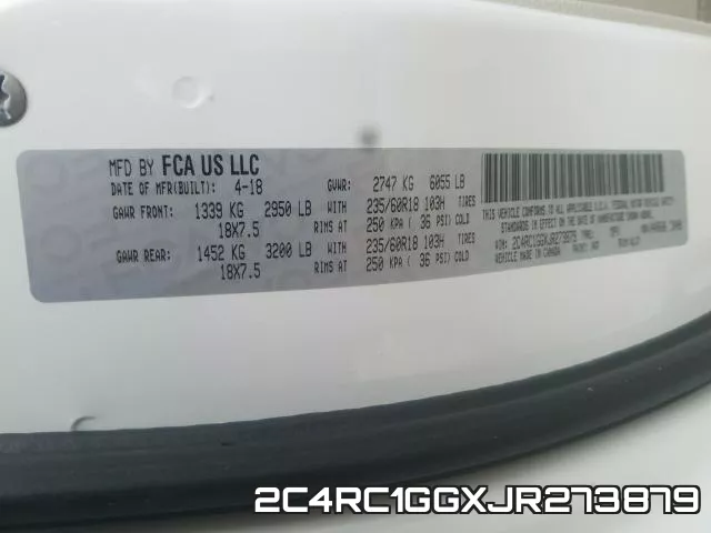 2C4RC1GGXJR273879 фото 2
