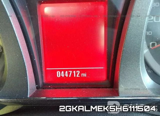 2GKALMEK5H6111504 фото 2