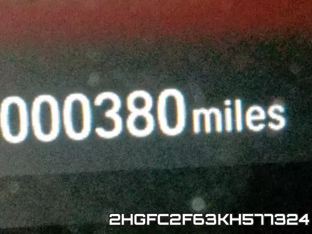 2HGFC2F63KH577324 фото 8