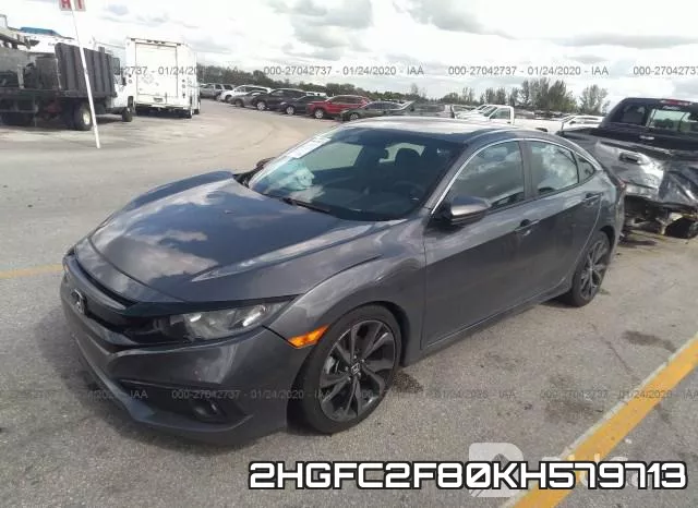 2HGFC2F80KH579713 фото 3