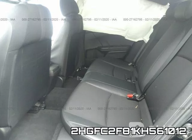 2HGFC2F81KH561012 фото 7