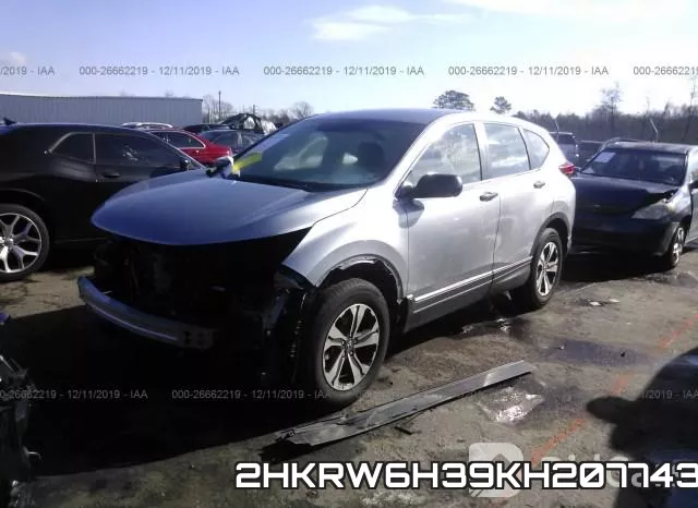 2HKRW6H39KH207743 фото 2