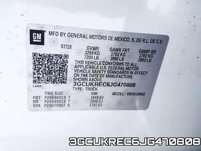 3GCUKREC6JG470808 фото 2