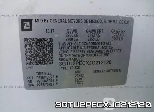 3GTU2PECXJG212120 фото 5