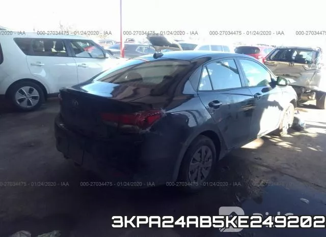 3KPA24AB5KE249202 фото 4