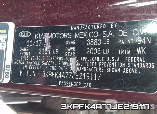 3KPFK4A77JE219117 фото 6