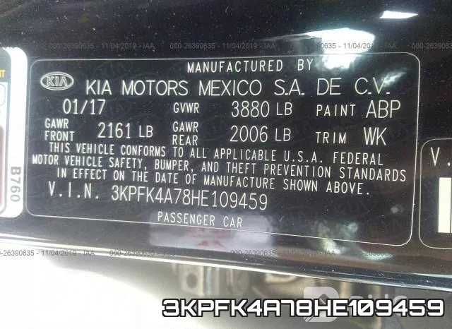 3KPFK4A78HE109459 фото 7