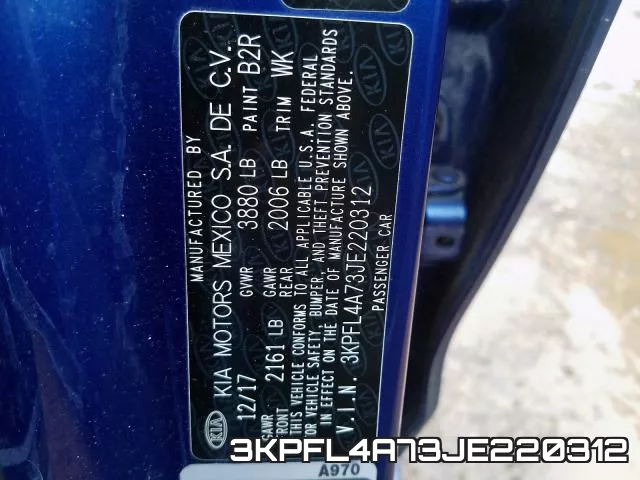 3KPFL4A73JE220312 фото 2