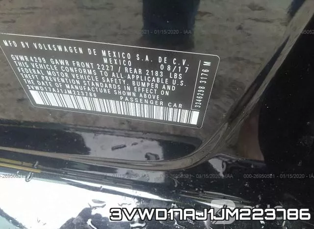 3VWD17AJ1JM223786 фото 4