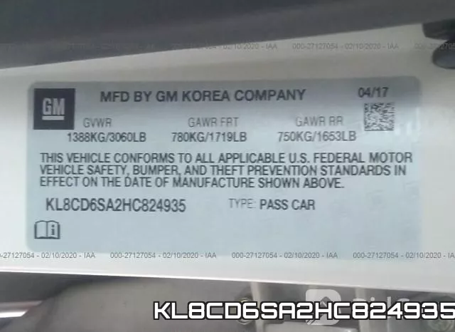 KL8CD6SA2HC824935 фото 7