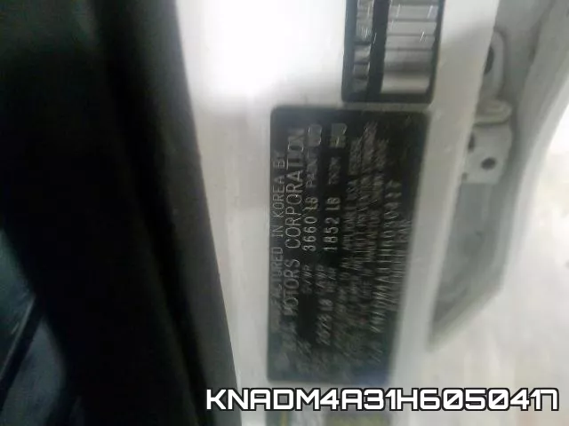 KNADM4A31H6050417 фото 2