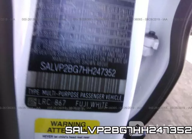SALVP2BG7HH247352 фото 7