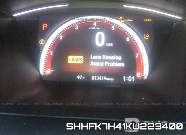 SHHFK7H41KU223400 фото 6