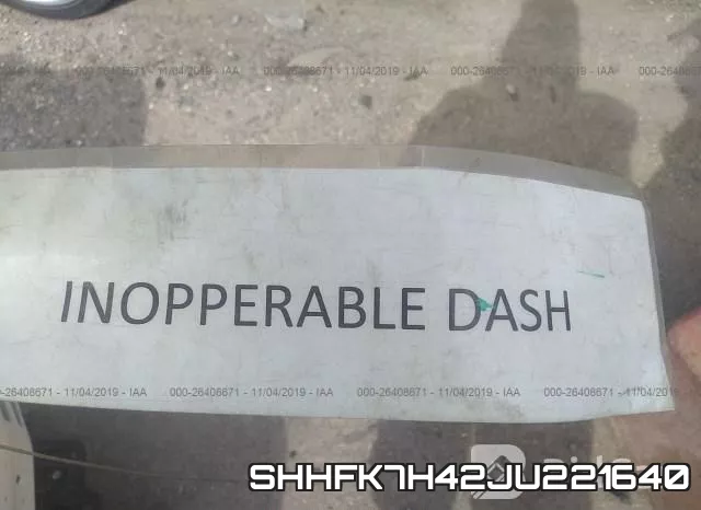 SHHFK7H42JU221640 фото 4