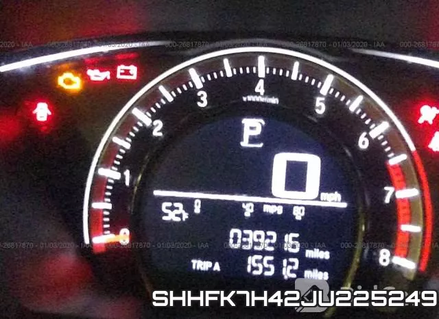 SHHFK7H42JU225249 фото 5