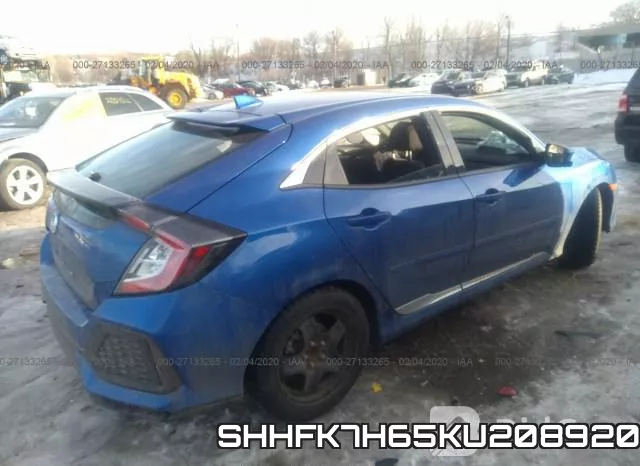 SHHFK7H65KU208920 фото 4
