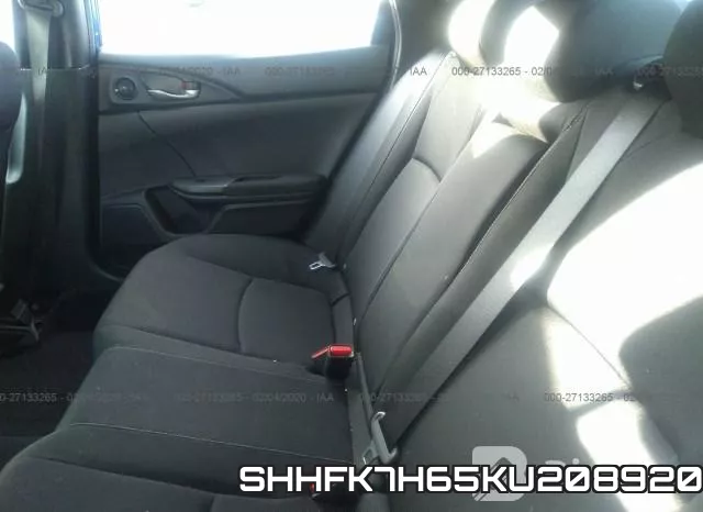 SHHFK7H65KU208920 фото 7