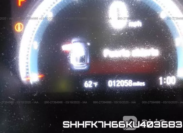 SHHFK7H66KU403683 фото 7