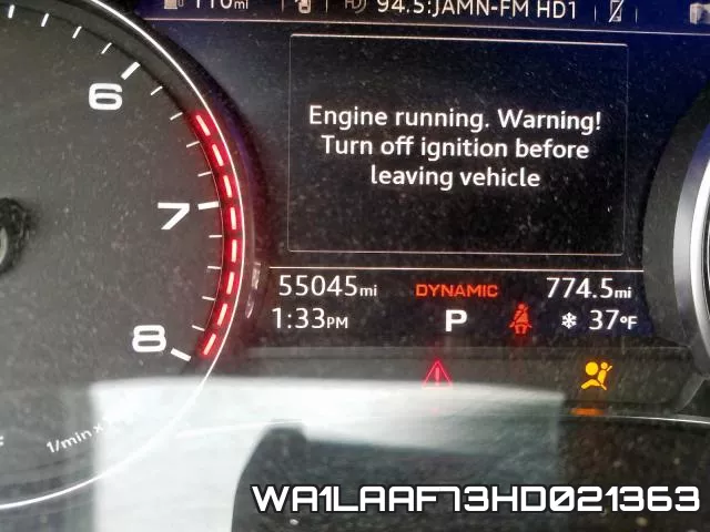 WA1LAAF73HD021363 фото 8