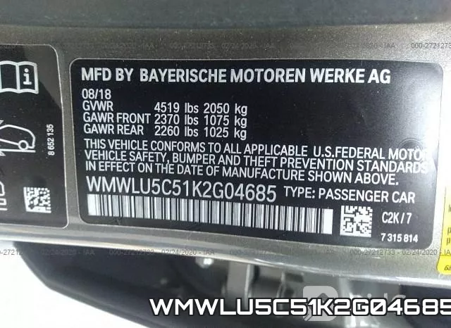 WMWLU5C51K2G04685 фото 9