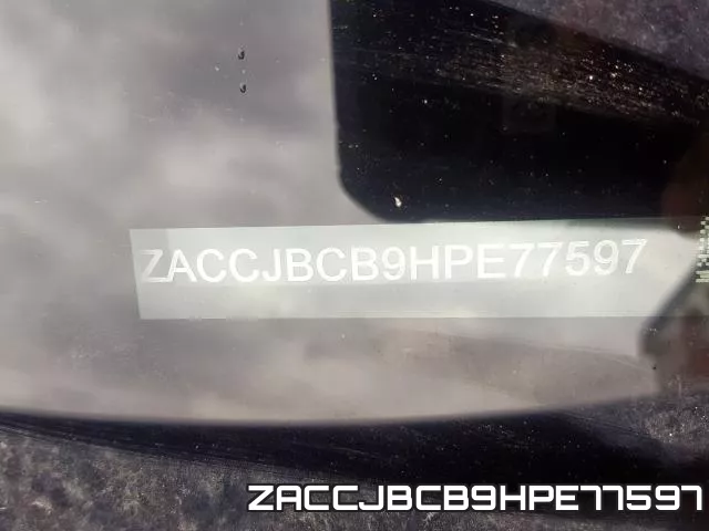 ZACCJBCB9HPE77597 фото 2