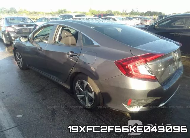 19XFC2F66KE043096 фото 2