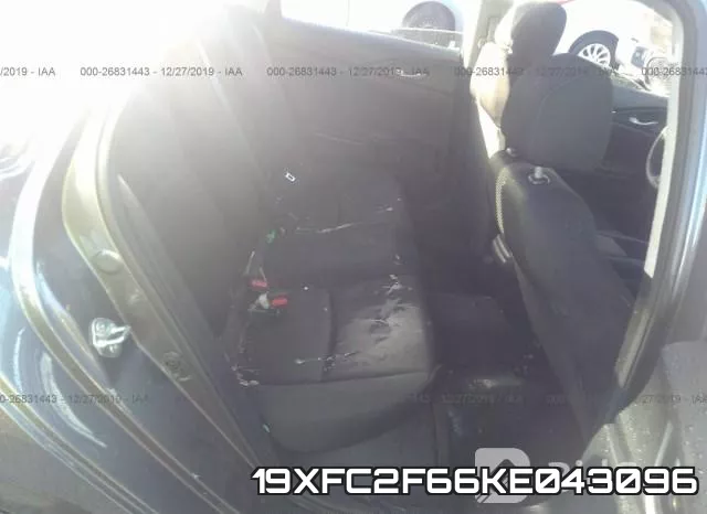 19XFC2F66KE043096 фото 4