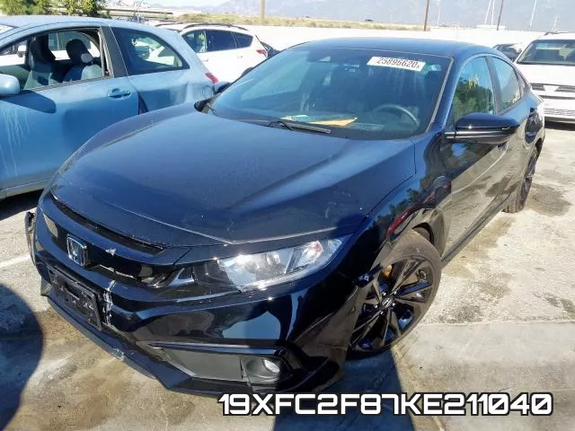 19XFC2F87KE211040 фото 3