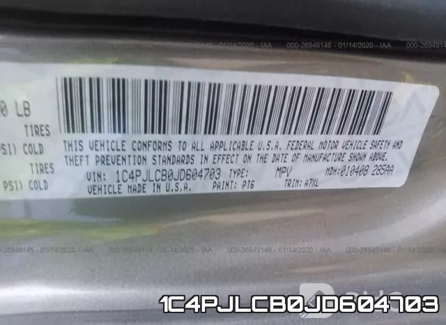 1C4PJLCB0JD604703 фото 8