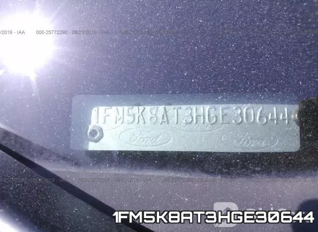 1FM5K8AT3HGE30644 фото 8