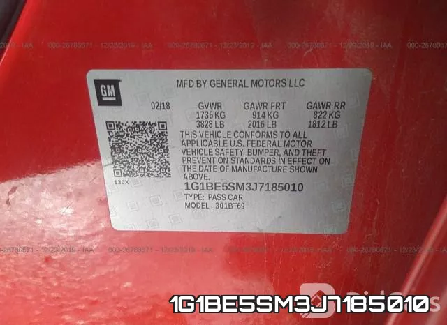 1G1BE5SM3J7185010 фото 7