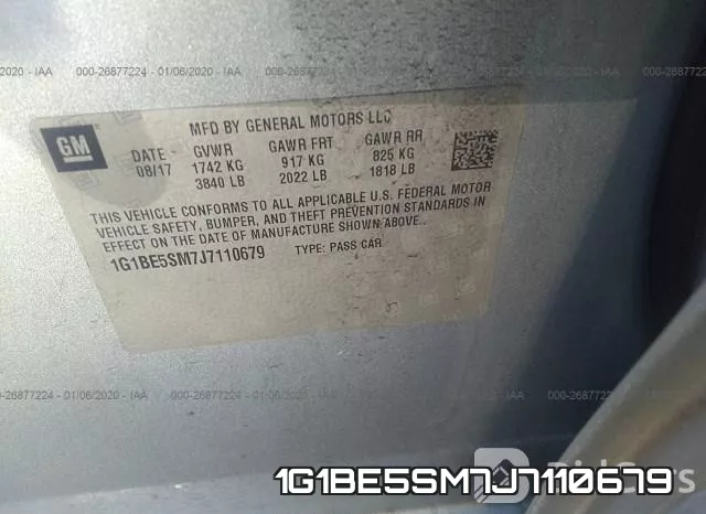 1G1BE5SM7J7110679 фото 5