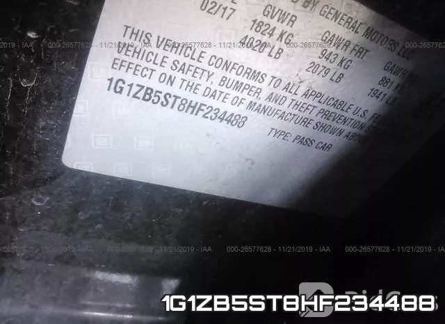 1G1ZB5ST8HF234488 фото 5