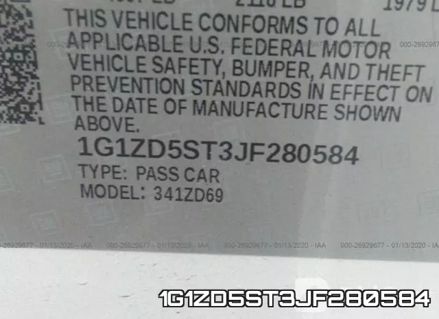 1G1ZD5ST3JF280584 фото 8