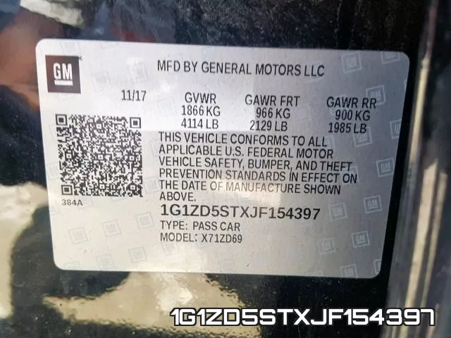 1G1ZD5STXJF154397 фото 2