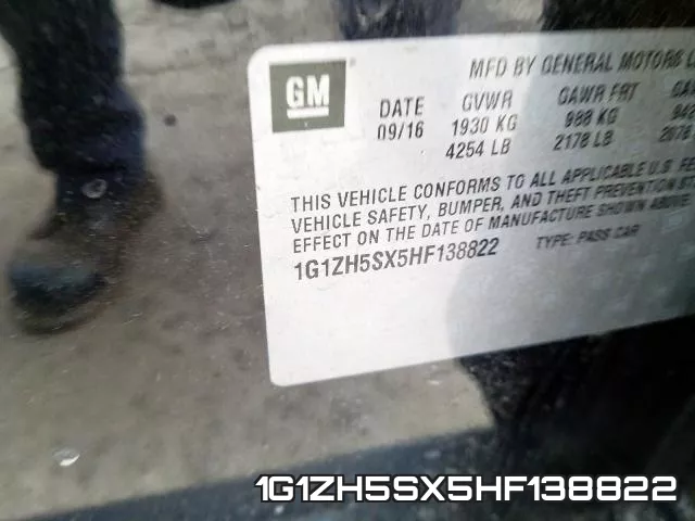 1G1ZH5SX5HF138822 фото 2