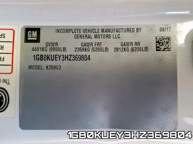 1GB0KUEY3HZ369804 фото 2