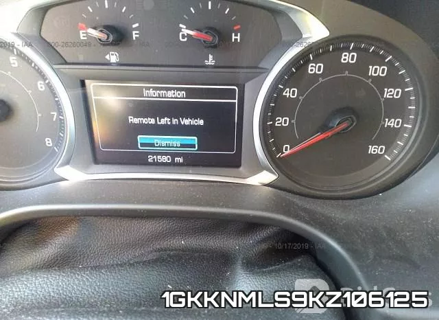 1GKKNMLS9KZ106125 фото 6