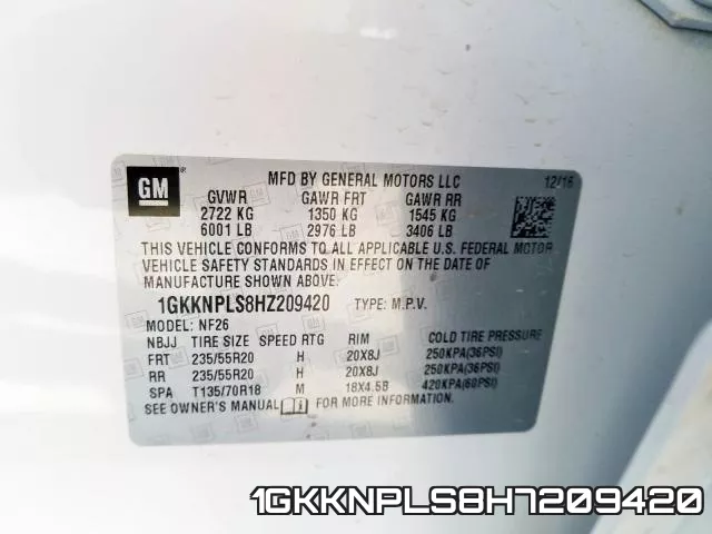 1GKKNPLS8H7209420 фото 2
